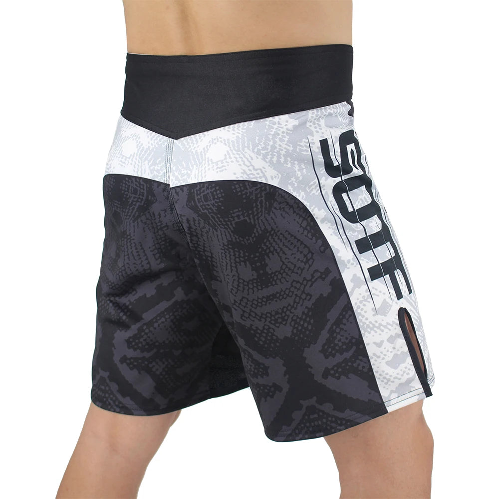 SOTF Snake Scale Fitness Breathable Sports Ferocious MMA Boxing Shorts Tiger Muay Thai Mma Shorts Fight Shorts Kickboxing Boxing