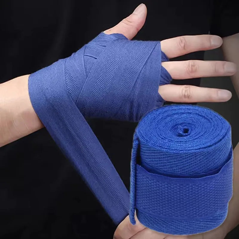 2 Elastic Boxing Bandages 1.5/2/3/5M Cotton Sports Belt Sanda Kickboxing MMA Hand Gloves Boxing Sports Bandages